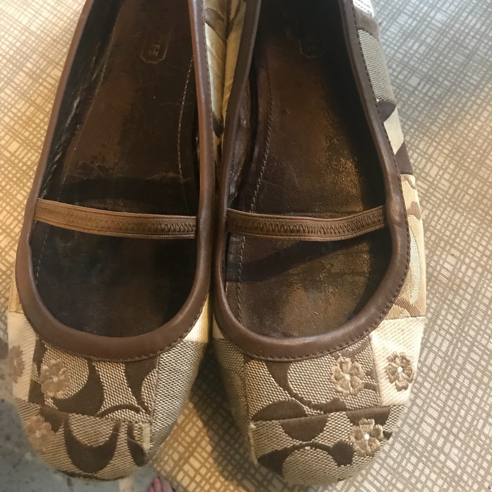 Authentic Coach slip on sneakers